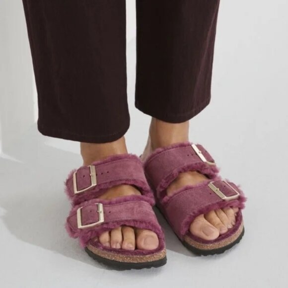 Birkenstocks Arizona Shearling Women's 40 - Picture 1 of 10